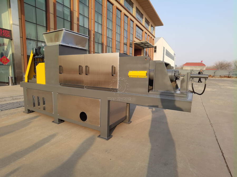 cow dung dewatering machine design