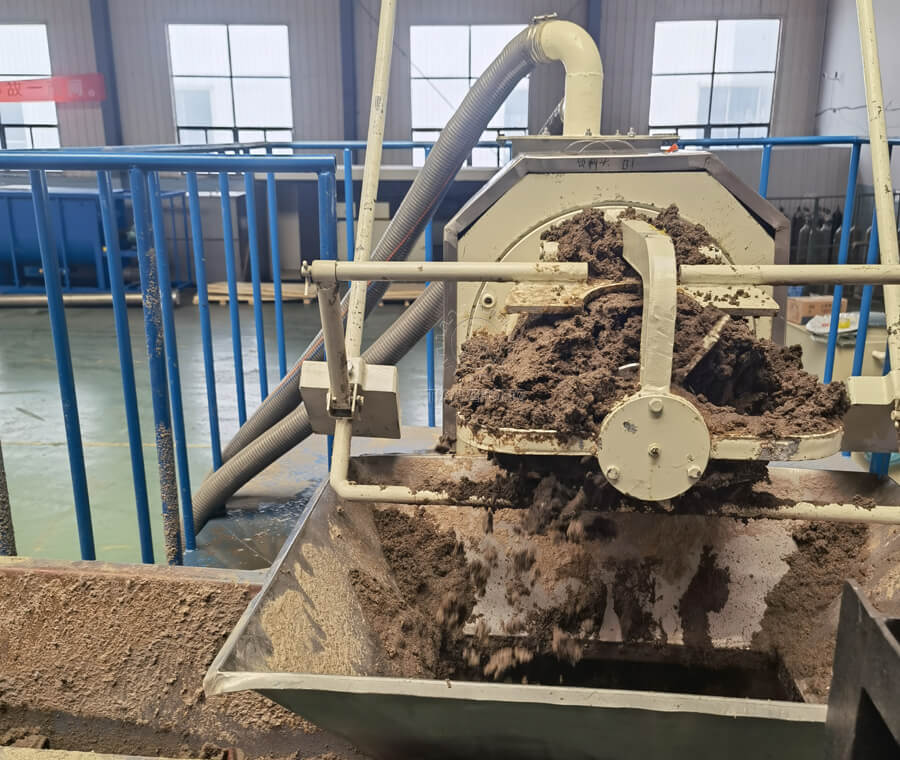 cow dung water separator