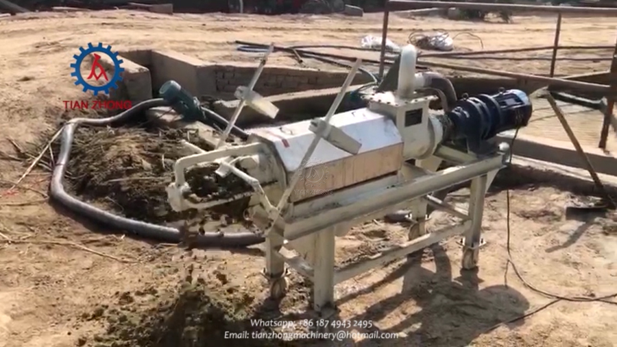 biogas slurry dewatering machine