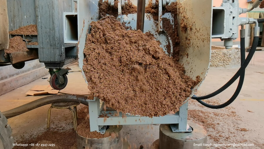 dewatering spent distillers grain DDGS machine